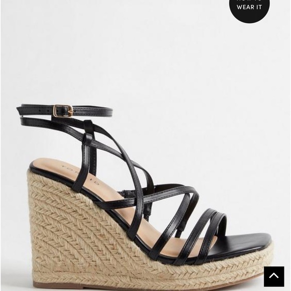 Lace Up Strappy Platform Wedge - Picture 2 of 3